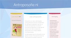 Desktop Screenshot of antroposofie.nl